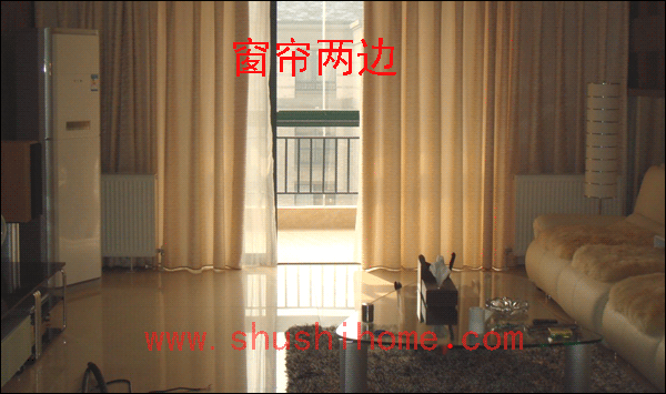 客廳陽(yáng)臺門(mén)兩邊暖氣片安裝效果圖2